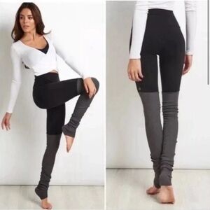 ALO Yoga Black and Gray Leggings